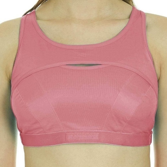 Sports Bra Shock Absorber Racerback Sports Bra - 34D - Pink - Picture 3 of 3